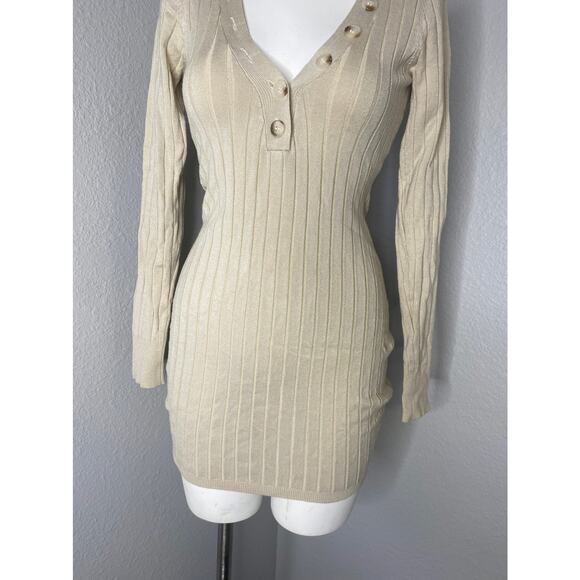 All the Ways Clover Mini Dress Cream Small - Picture 5 of 9